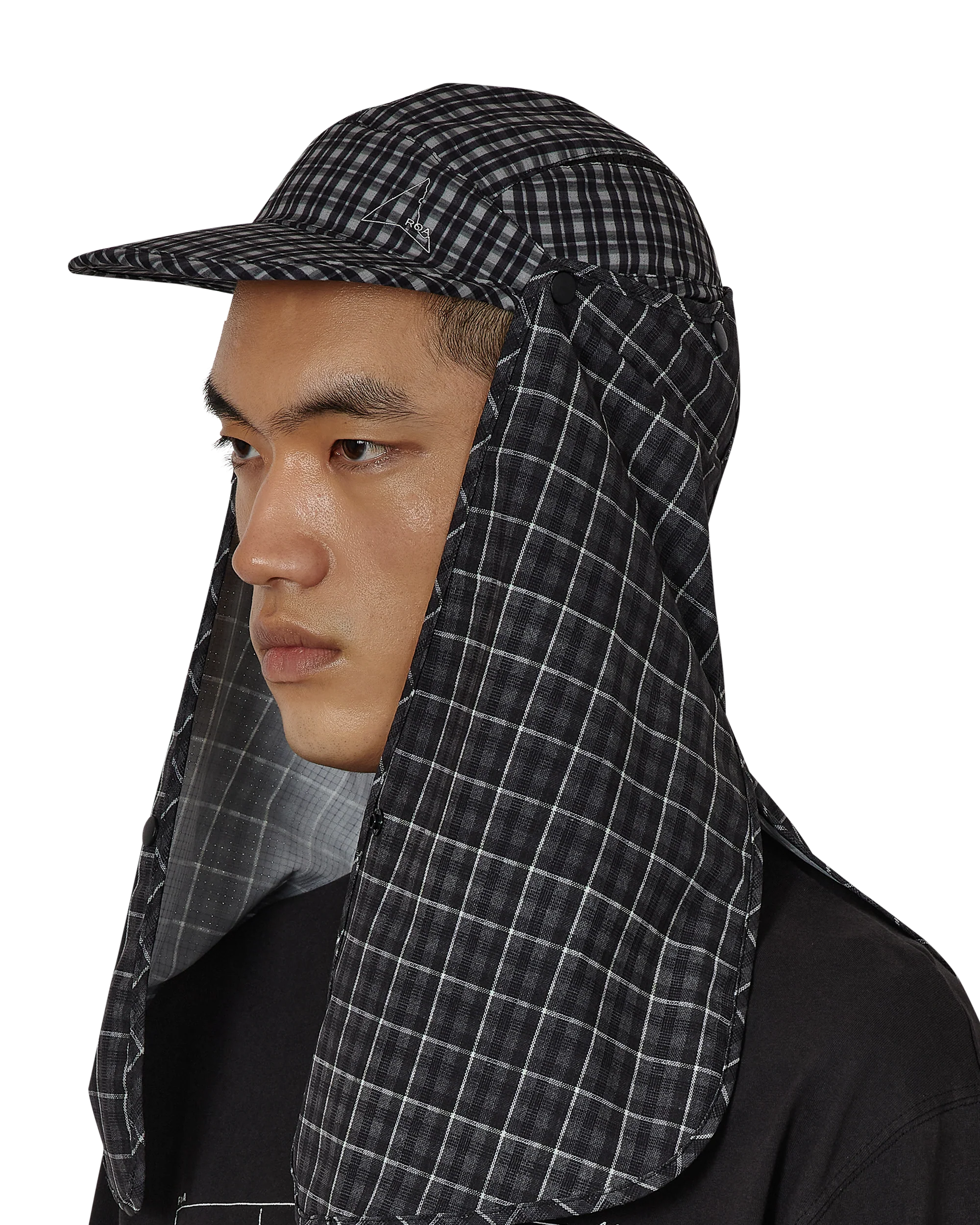 Aair Floweave Printed Check Desert Cap - Image 10