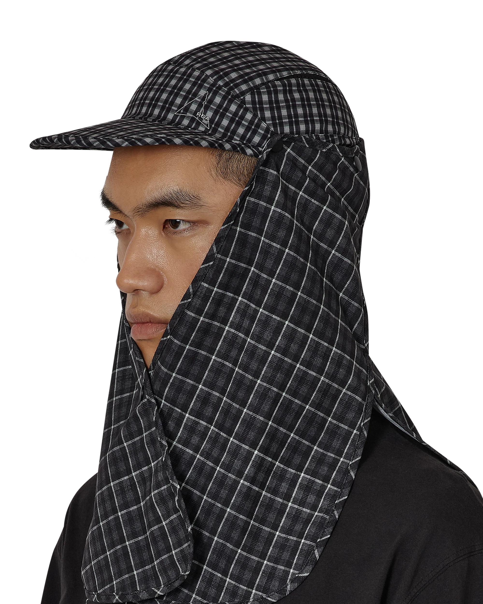 Aair Floweave Printed Check Desert Cap - Image 11