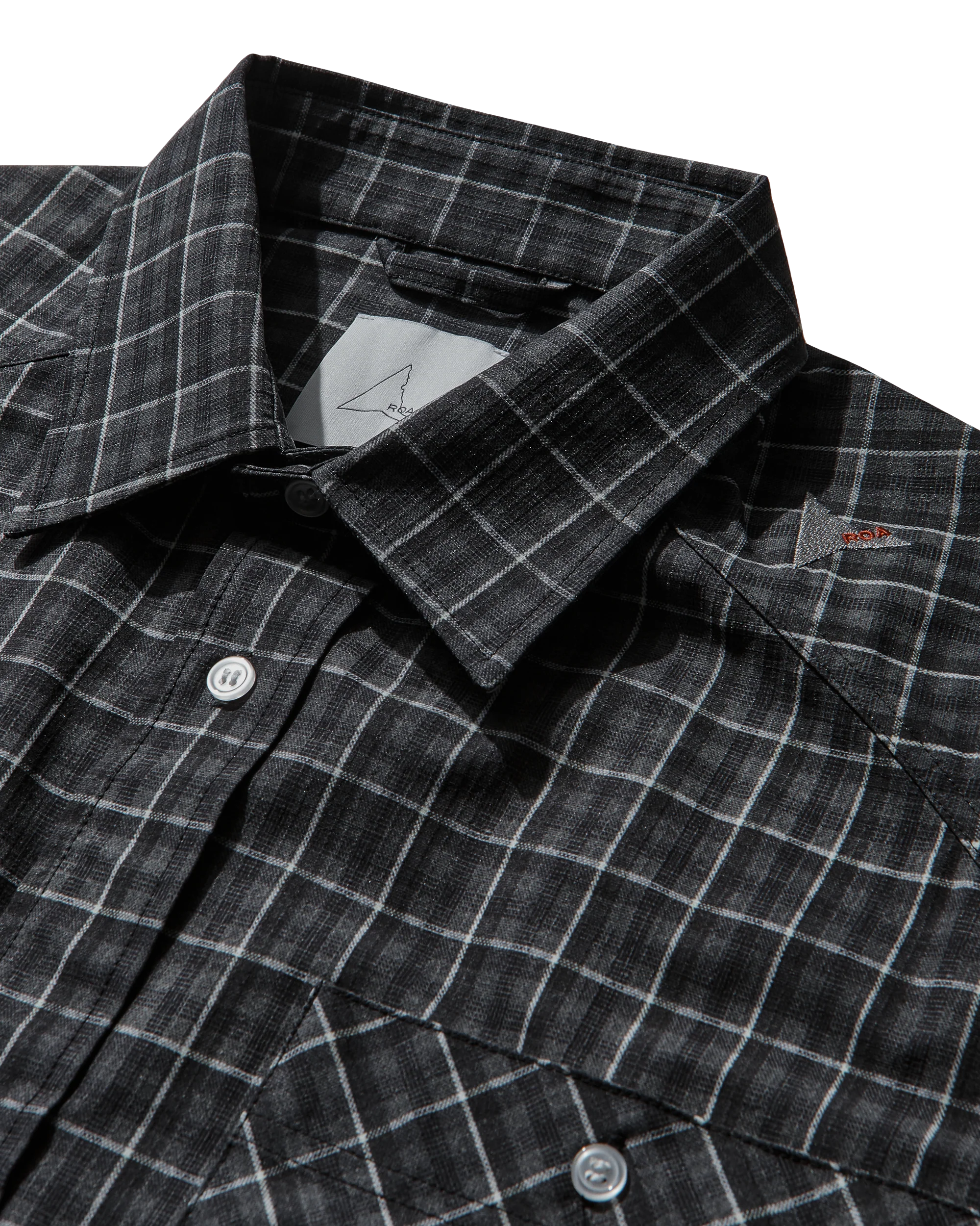 Aair Floweave Printed Check Short Sleeve Shirt - Image 12