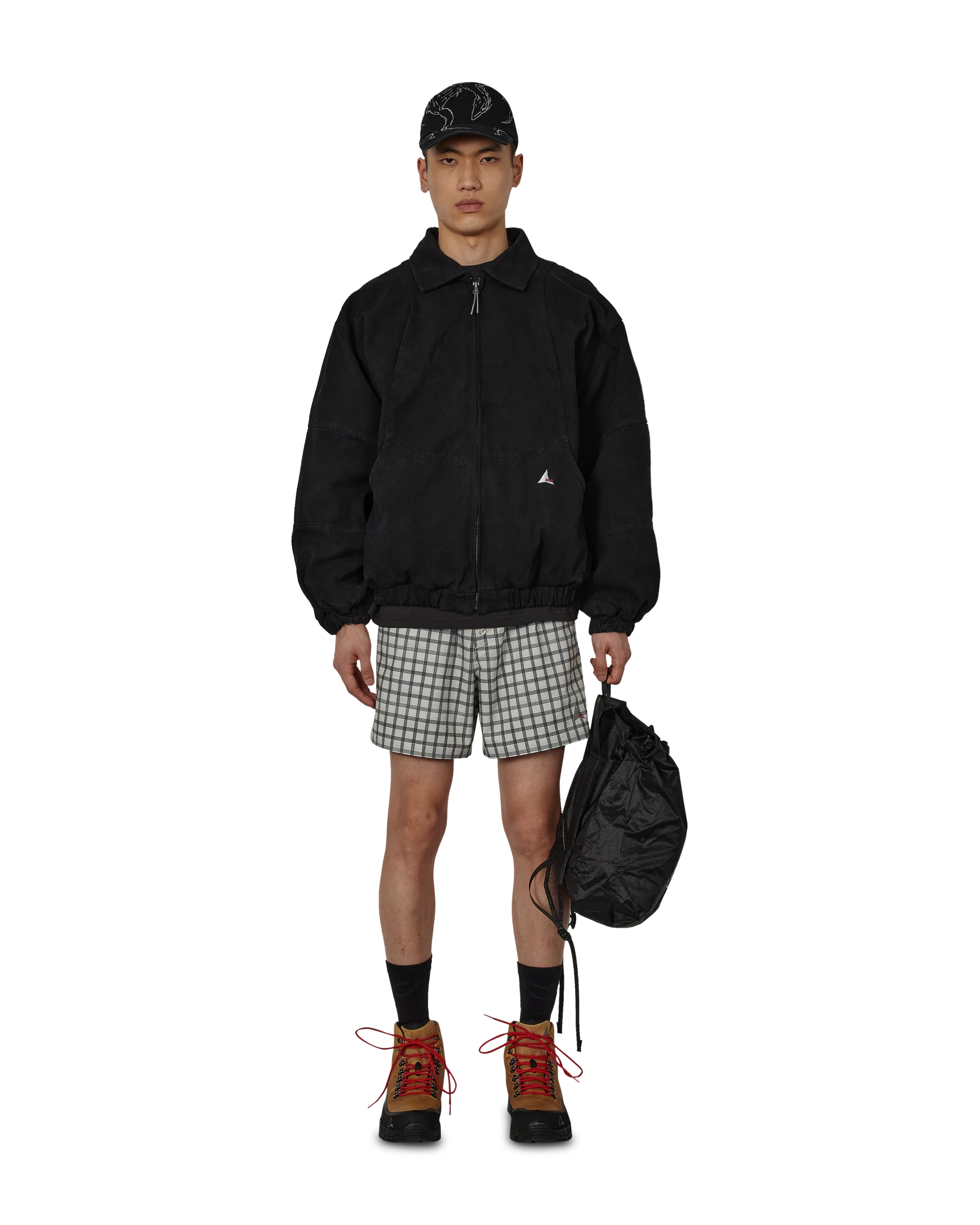 Aair Floweave Printed Check Shorts - Image 4