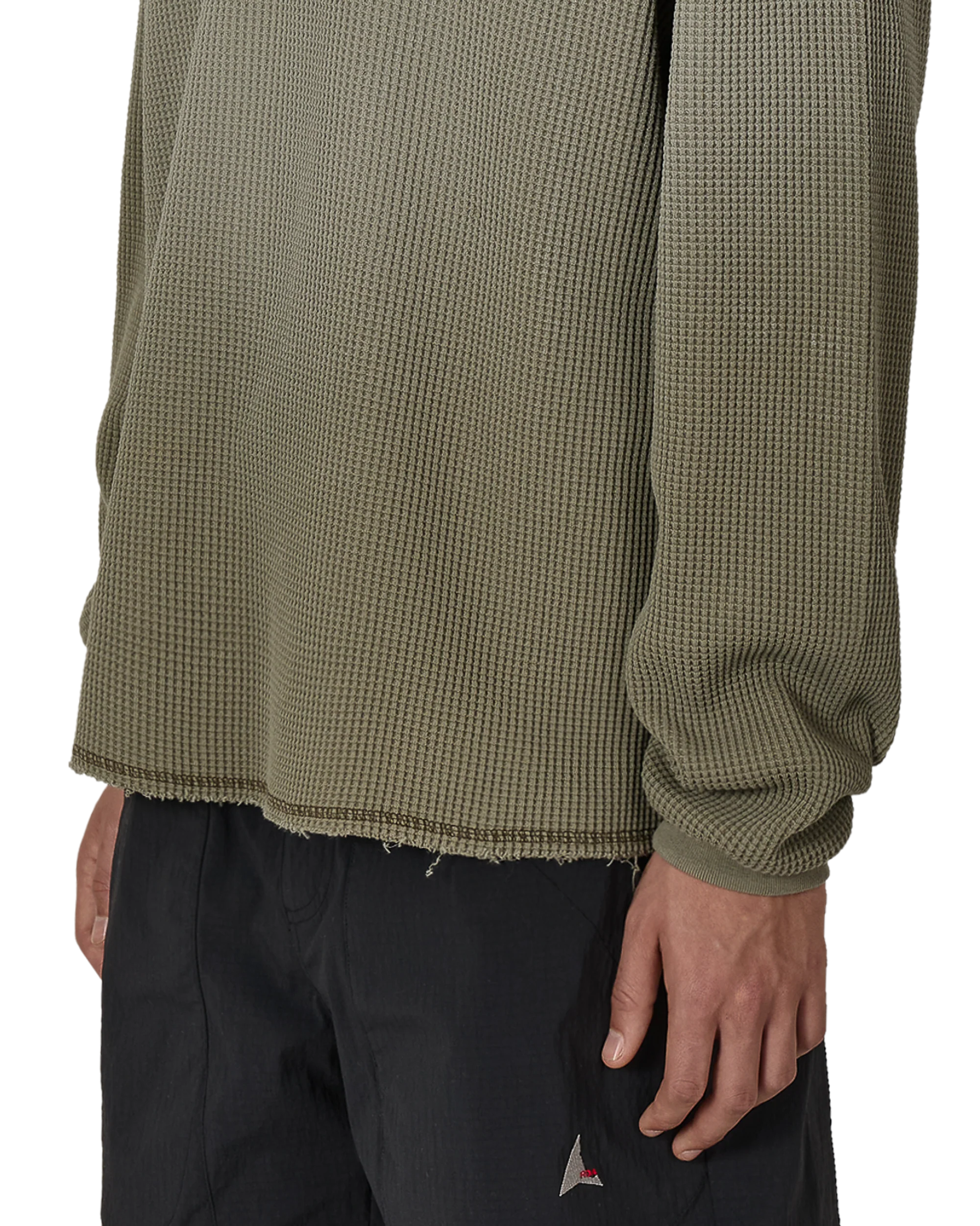 Bee Sun Faded Organic Waffle Serafino Long Sleeve - Image 6