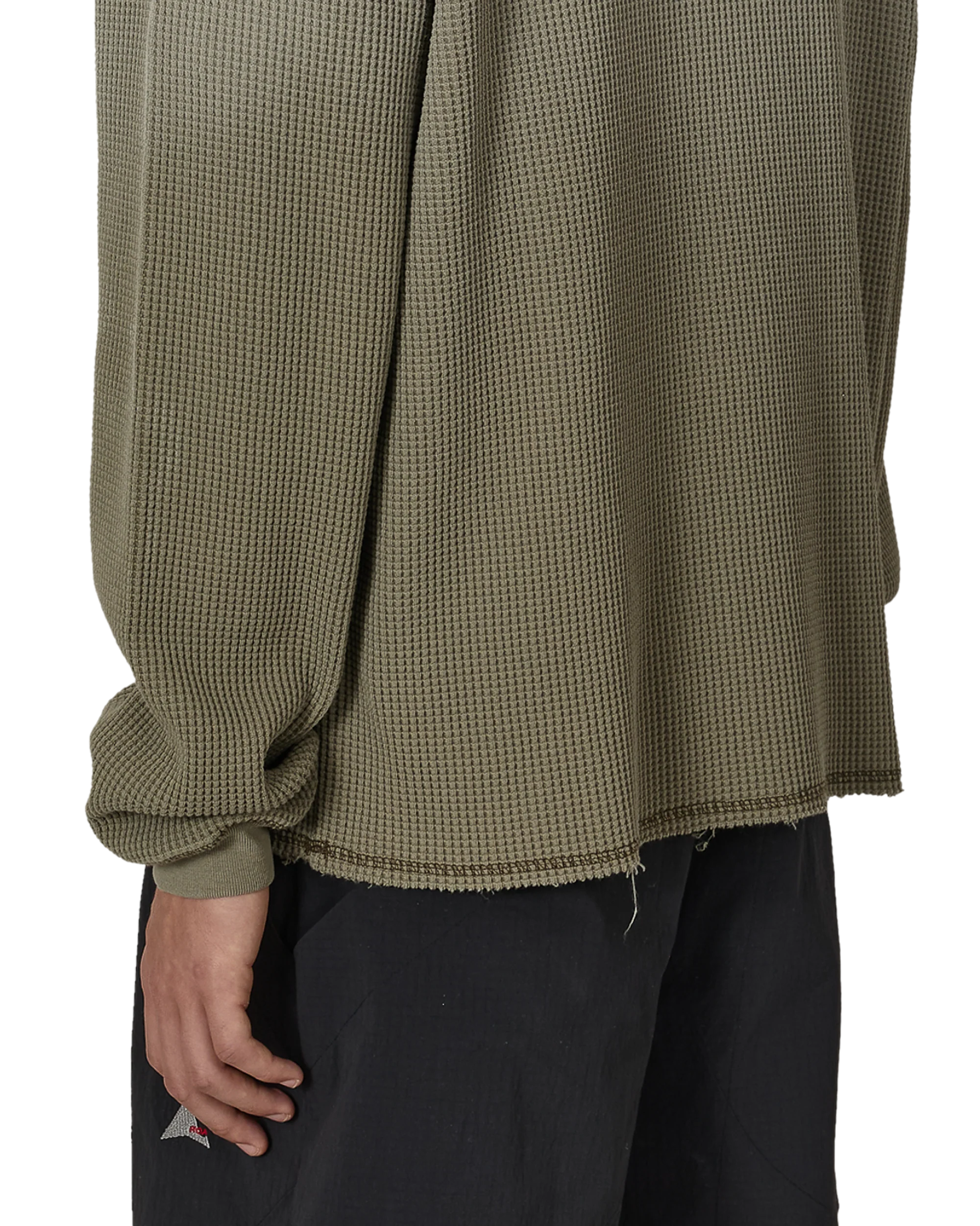 Bee Sun Faded Organic Waffle Serafino Long Sleeve - Image 8