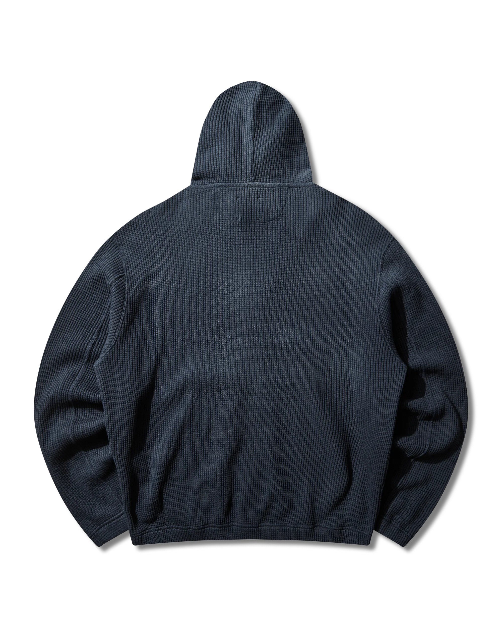 Bee Sun Faded Organic Waffle Zip Up Hoodie - Image 10