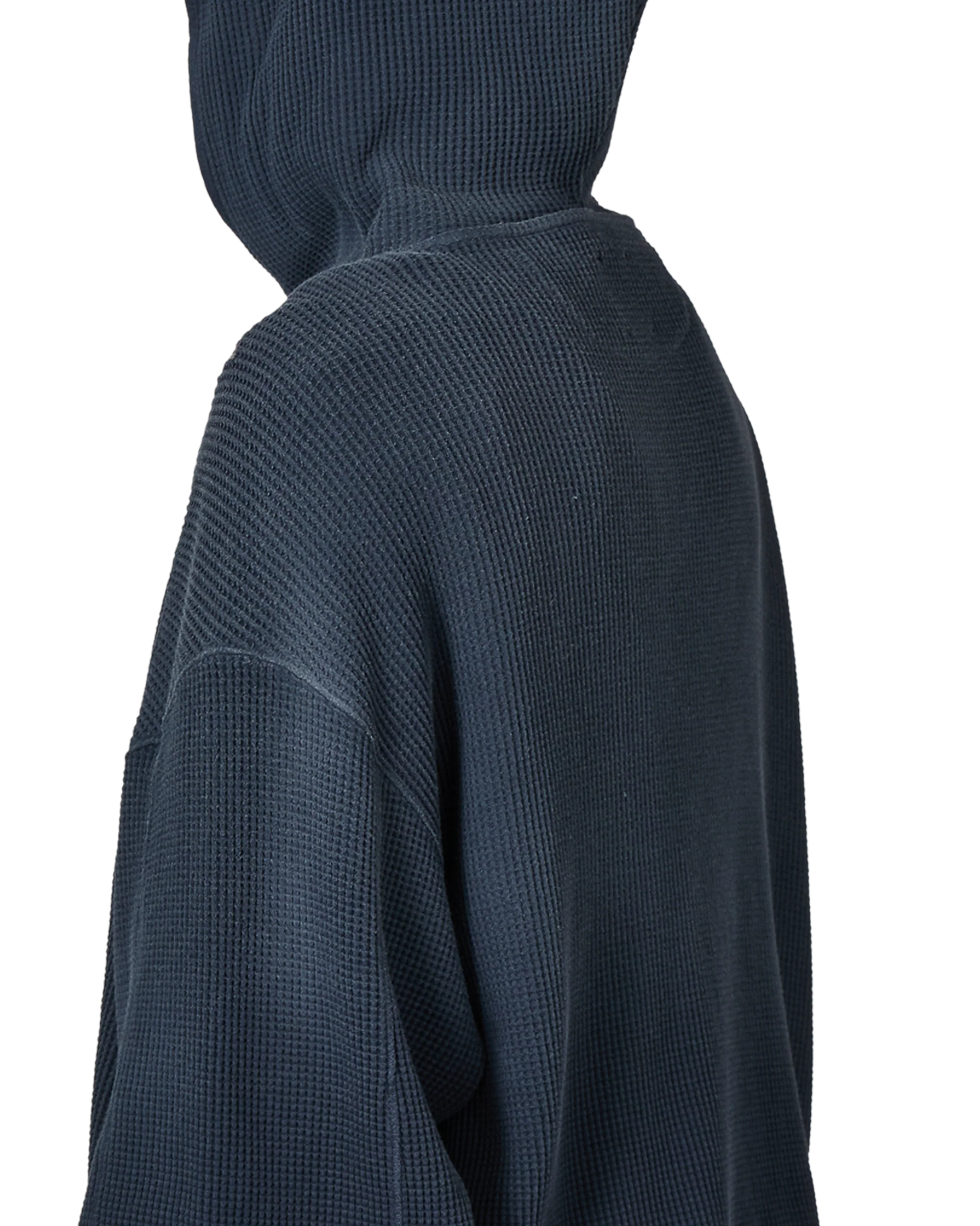Bee Sun Faded Organic Waffle Zip Up Hoodie - Image 7