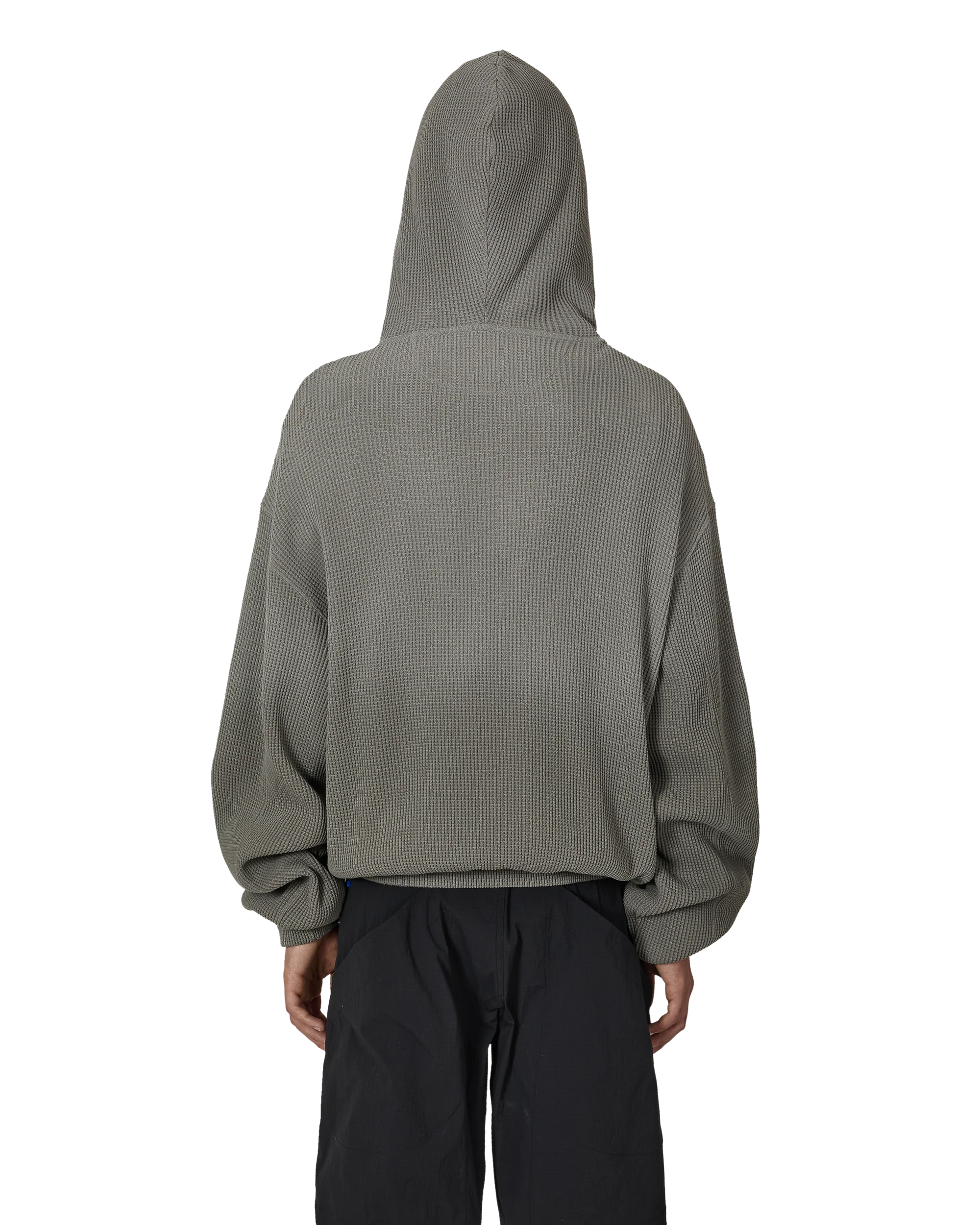 Bee Sun Faded Organic Waffle Zip Up Hoodie - Image 3