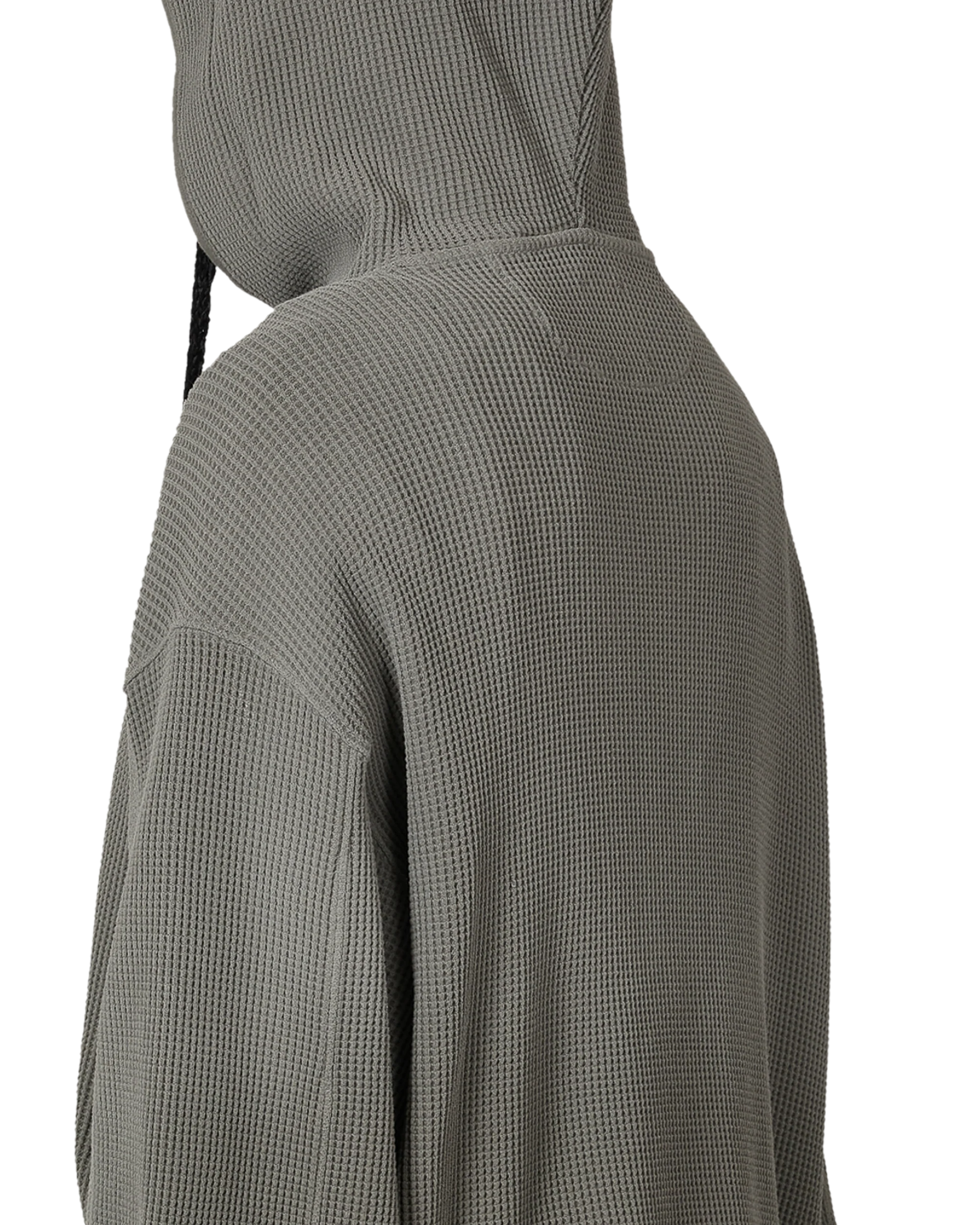 Bee Sun Faded Organic Waffle Zip Up Hoodie - Image 7