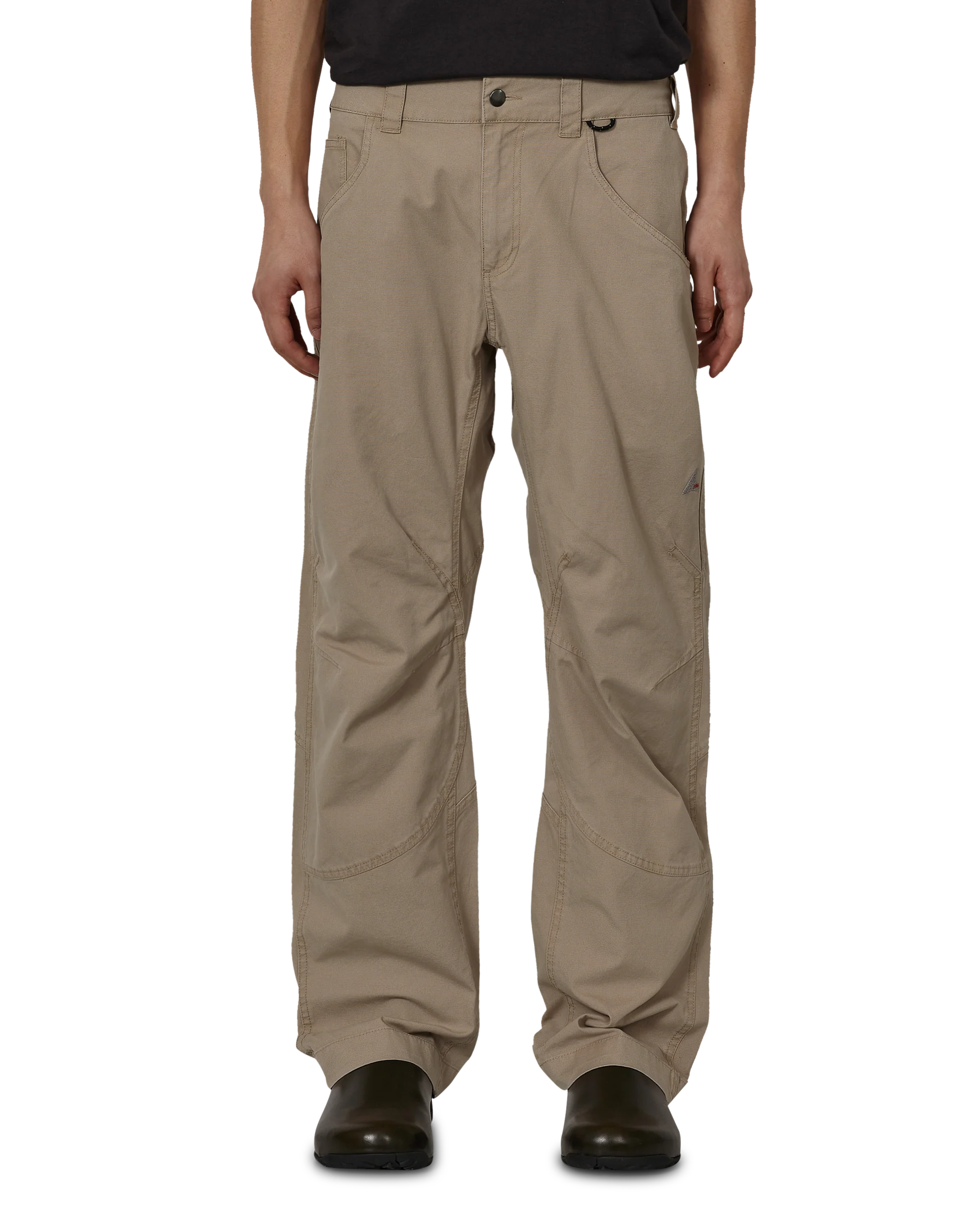 Crimp Shaped Cotton Pants
