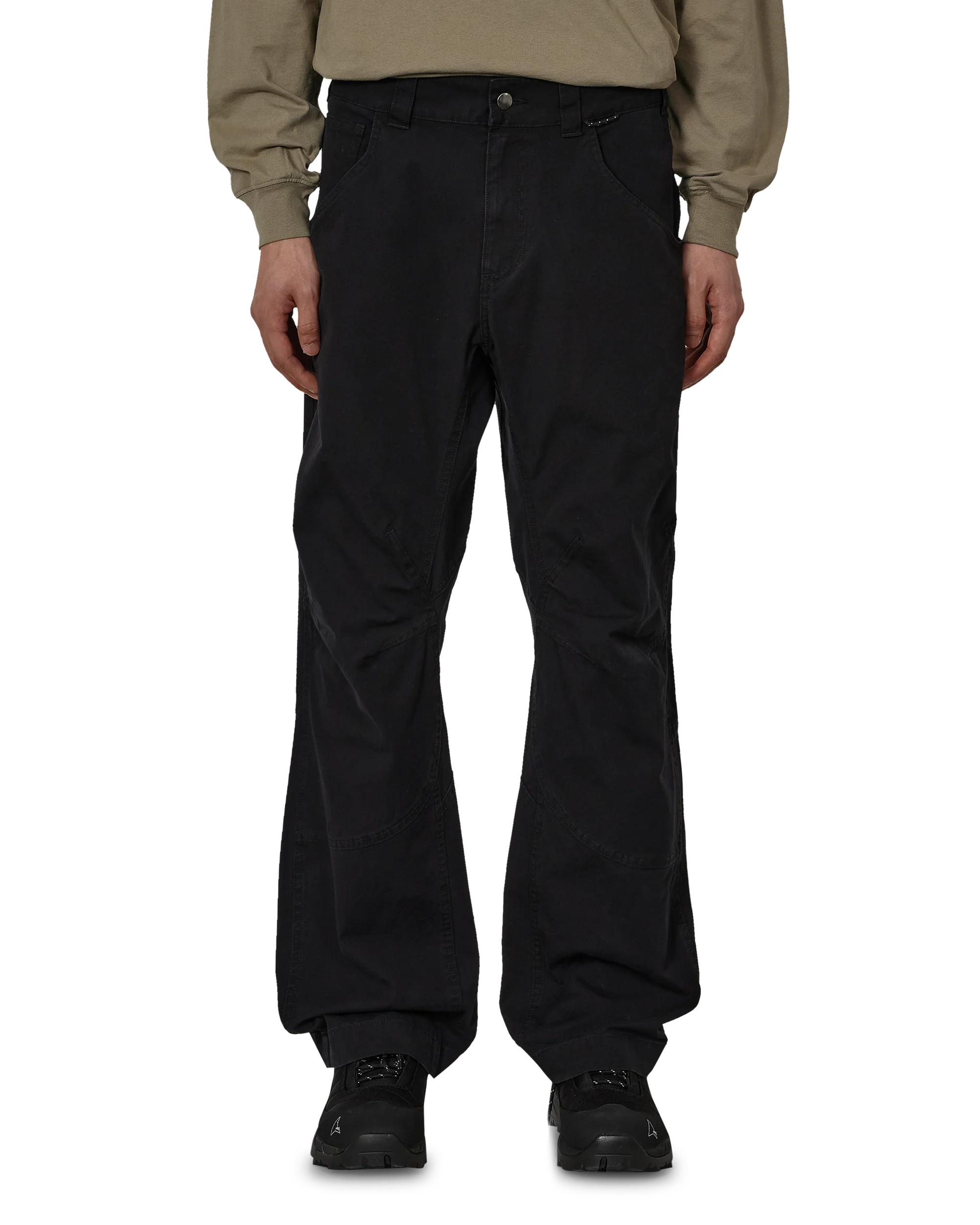 Crimp Shaped Cotton Pants