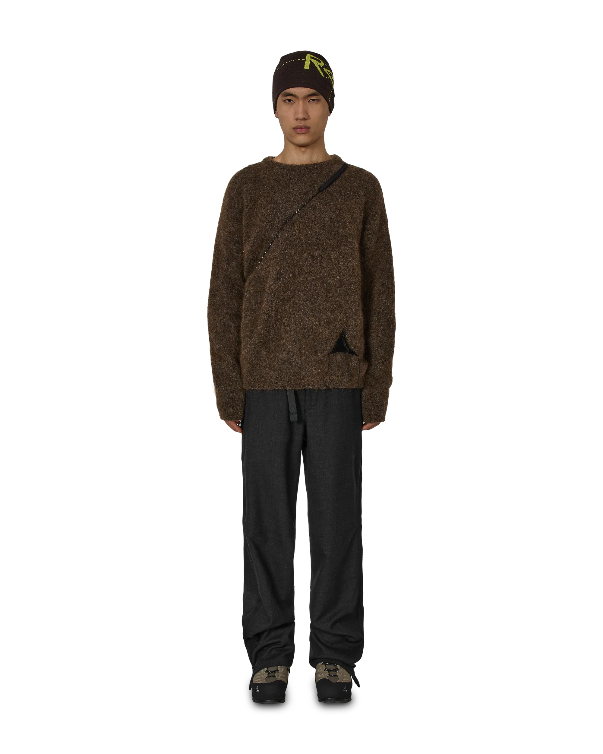 Dropstitch Mohair Knit Crewneck - Image 4