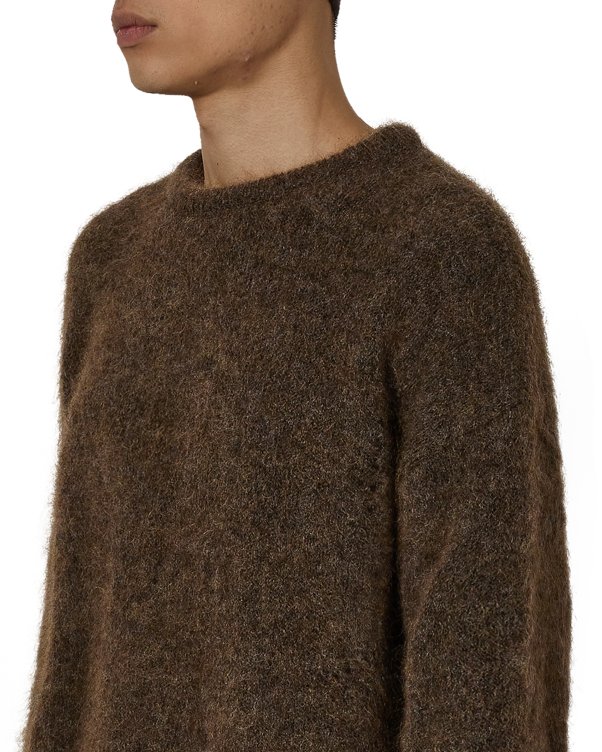 Dropstitch Mohair Knit Crewneck - Image 5