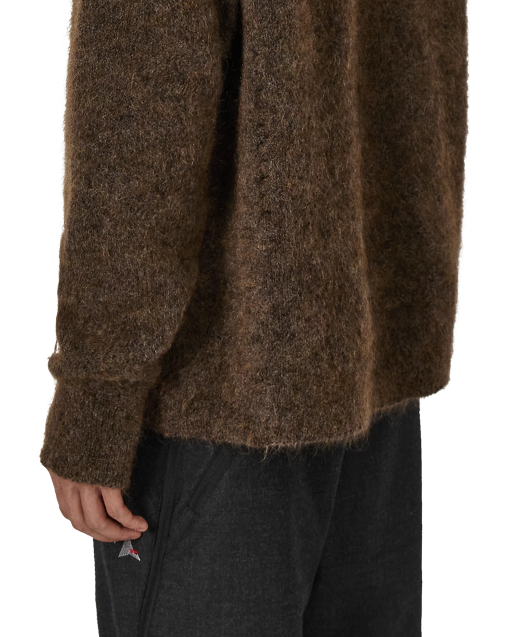 Dropstitch Mohair Knit Crewneck - Image 8