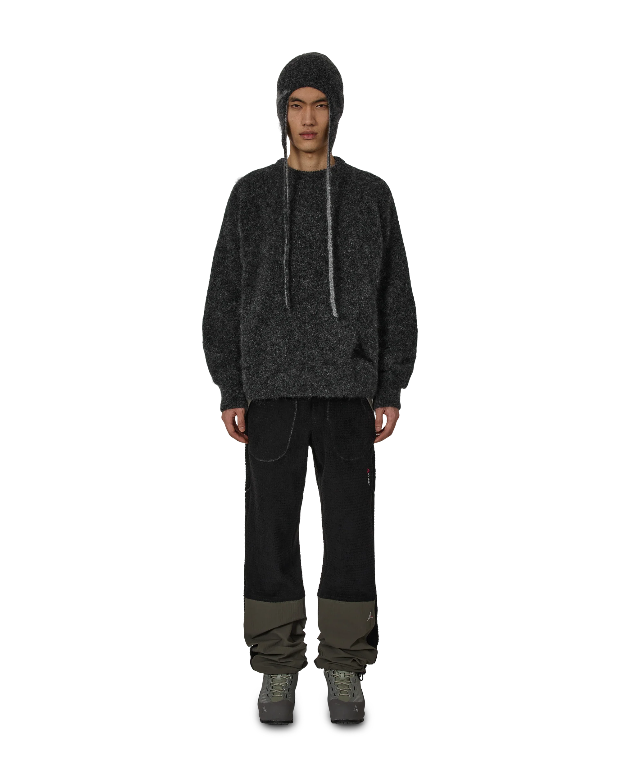 Dropstitch Mohair Knit Crewneck - Image 4