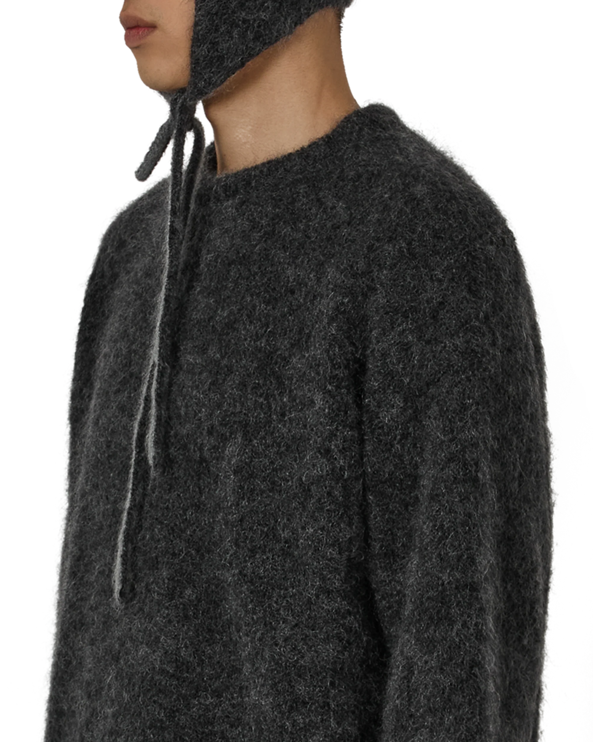 Dropstitch Mohair Knit Crewneck - Image 5