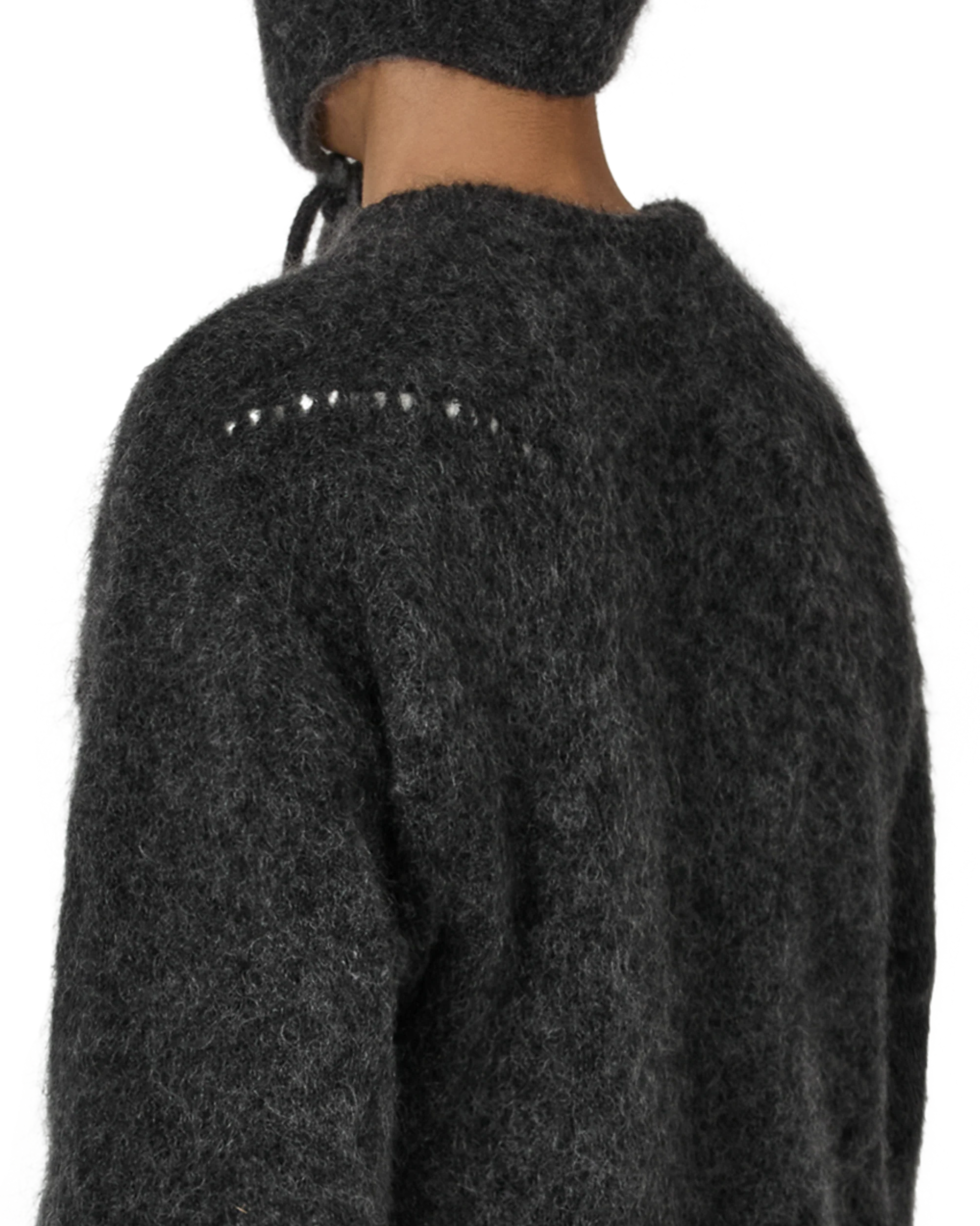 Dropstitch Mohair Knit Crewneck - Image 7