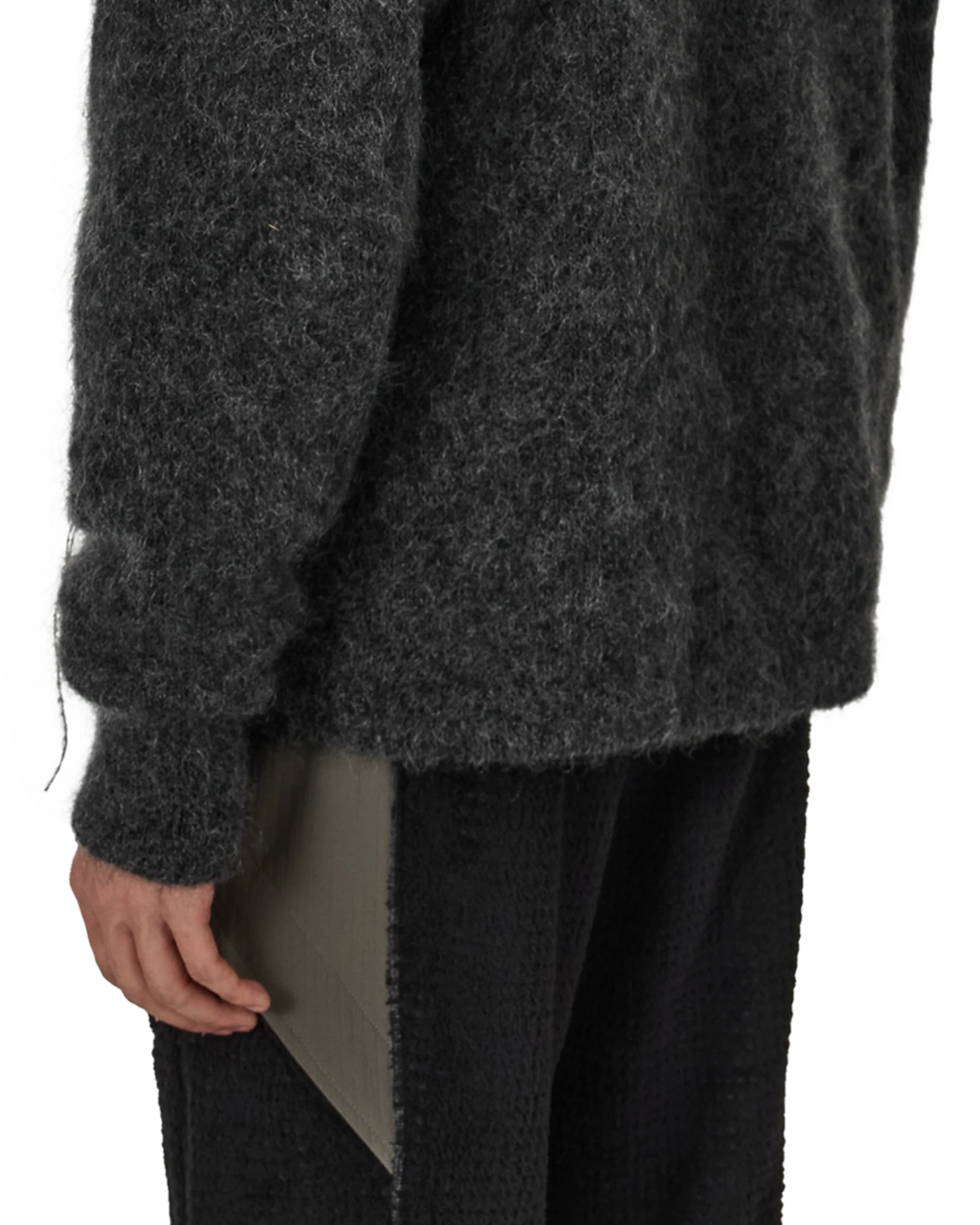 Dropstitch Mohair Knit Crewneck - Image 8
