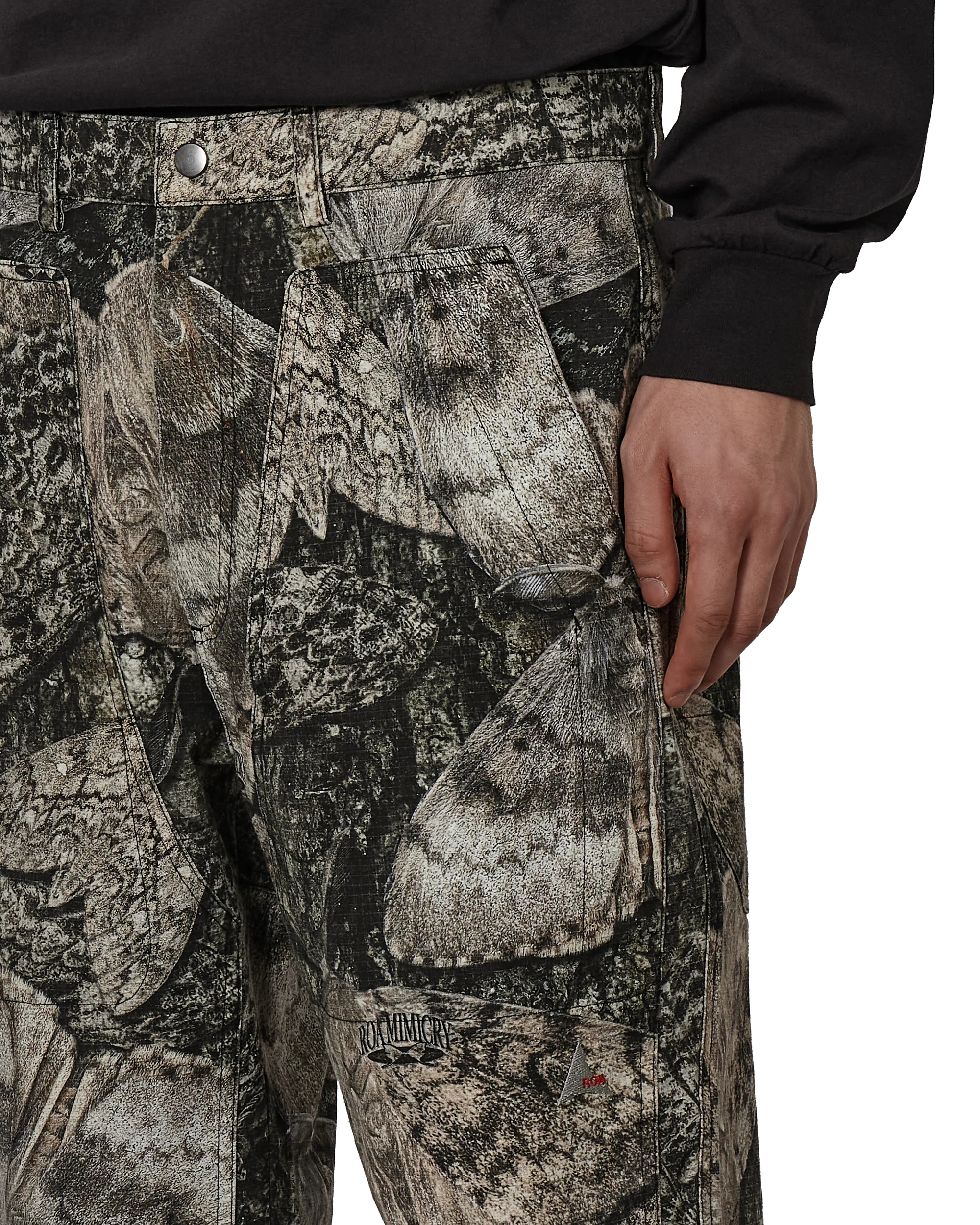Fomes Moth Print Double Knee Pant - Image 5
