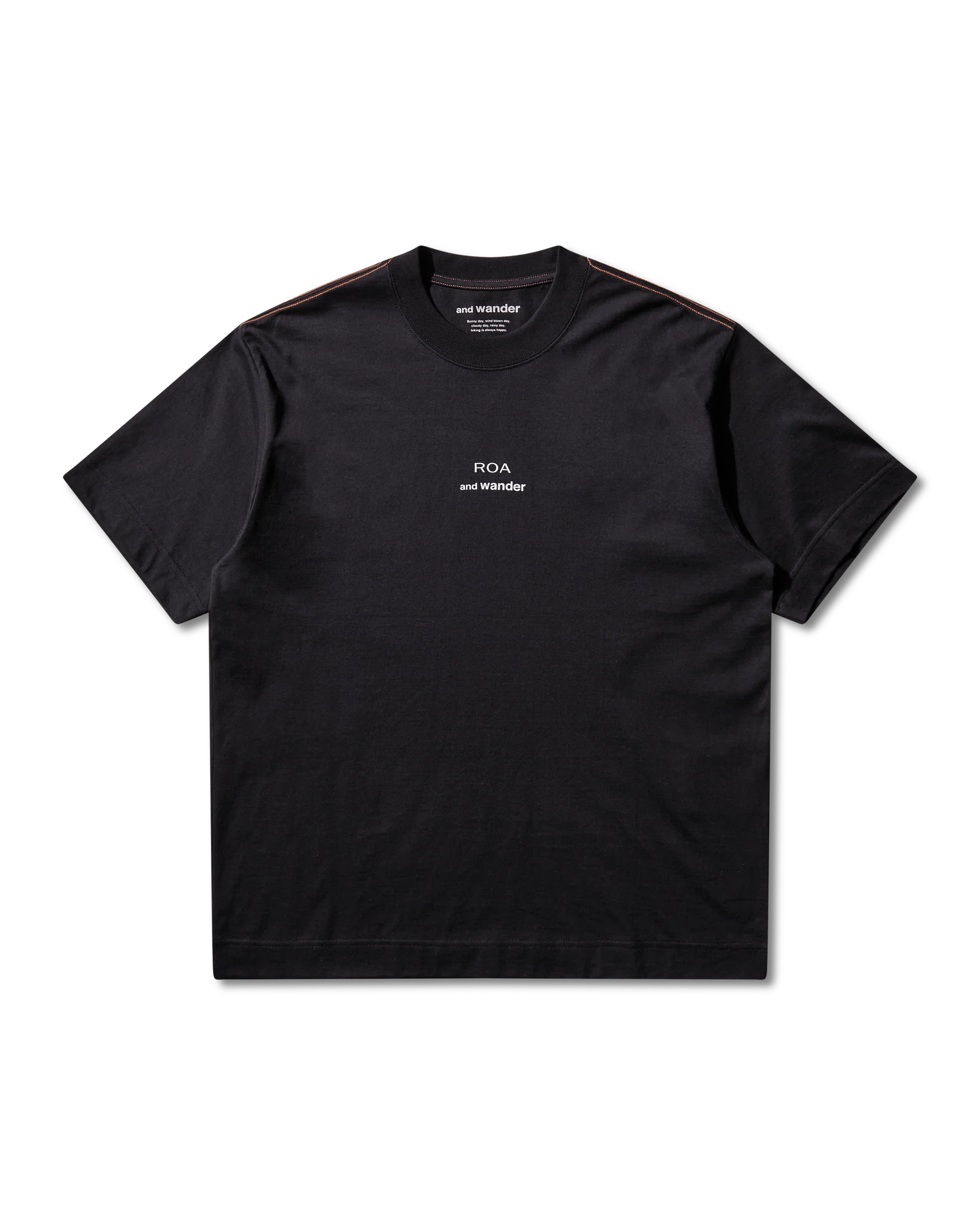 ROA x and wander Logo Printed T-Shirt - Image 5