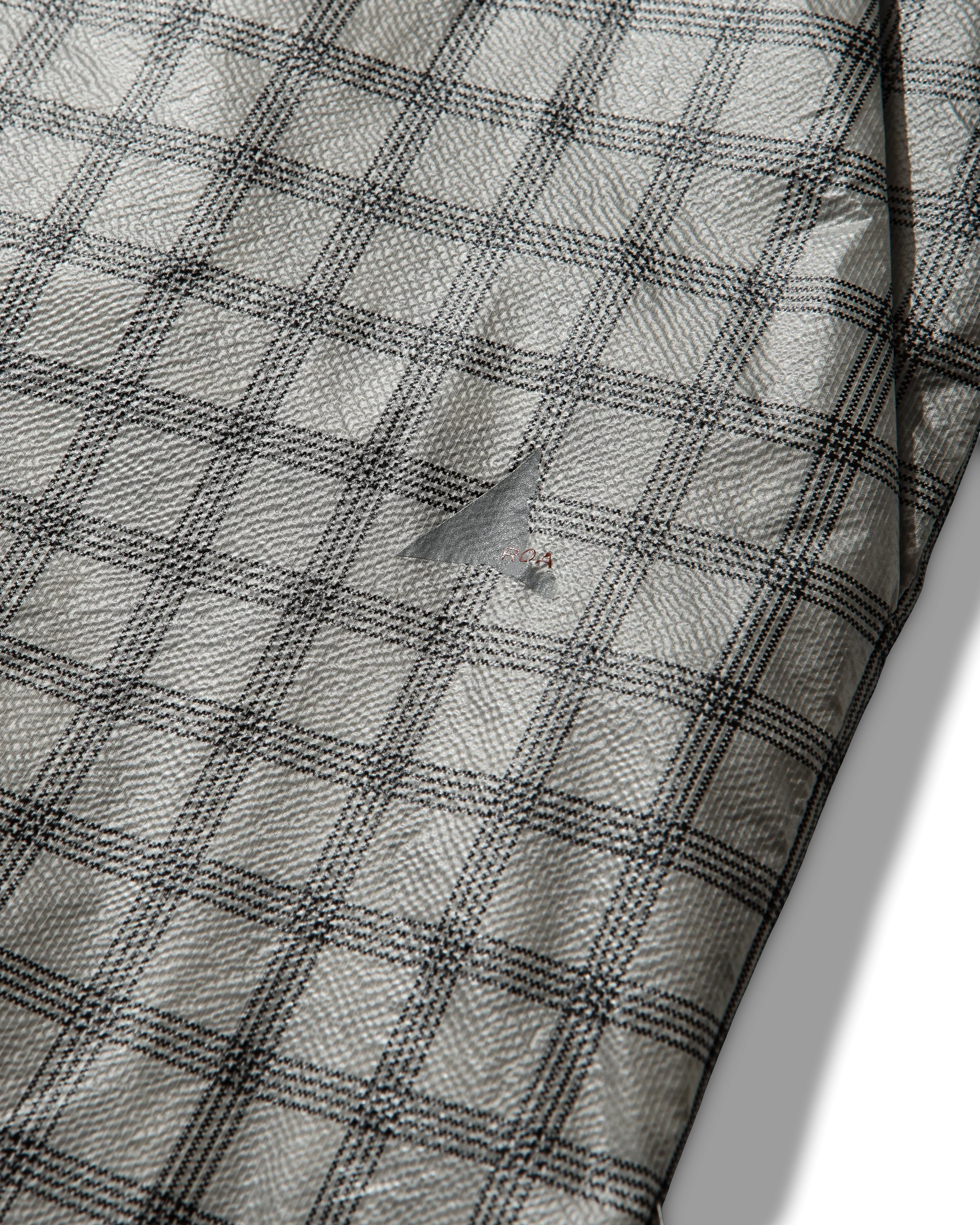 Women's Nia See Through Printed Check Mid Skirt - Image 12