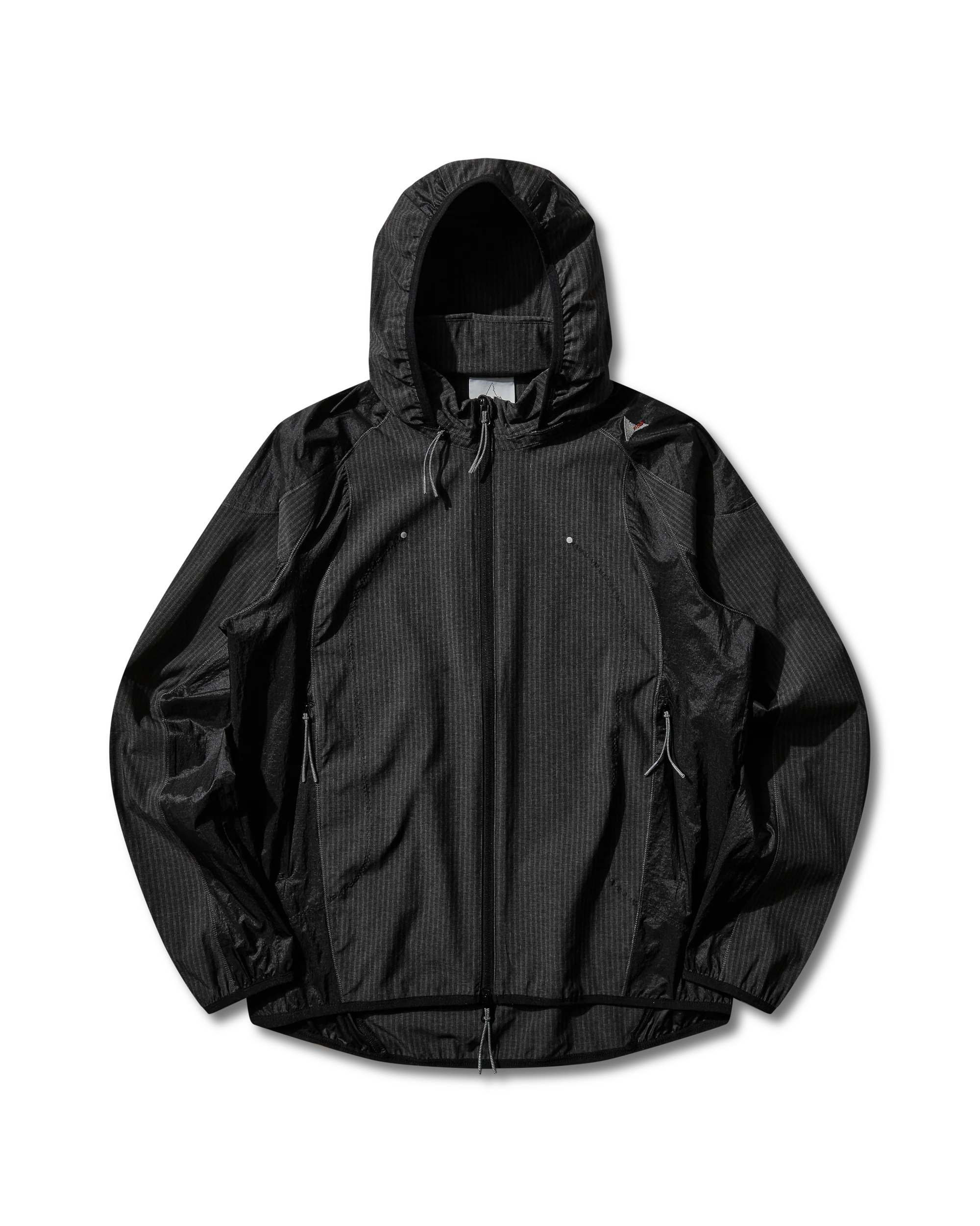 Numb Pinstriped Hooded Wind Jacket - Image 11