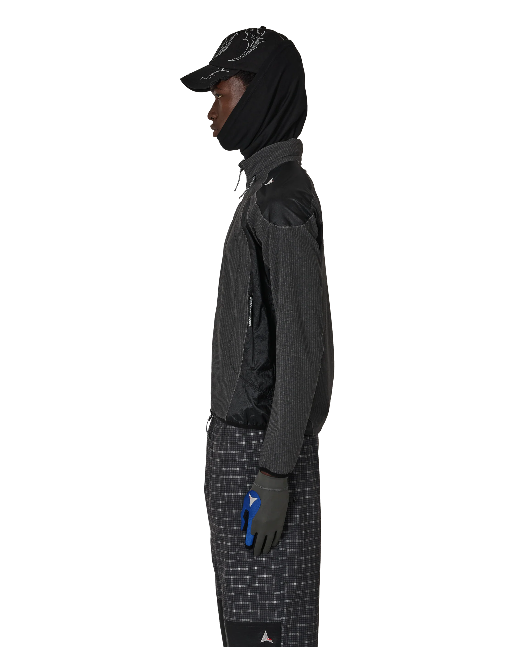 Numb Pinstriped Hooded Wind Jacket - Image 2