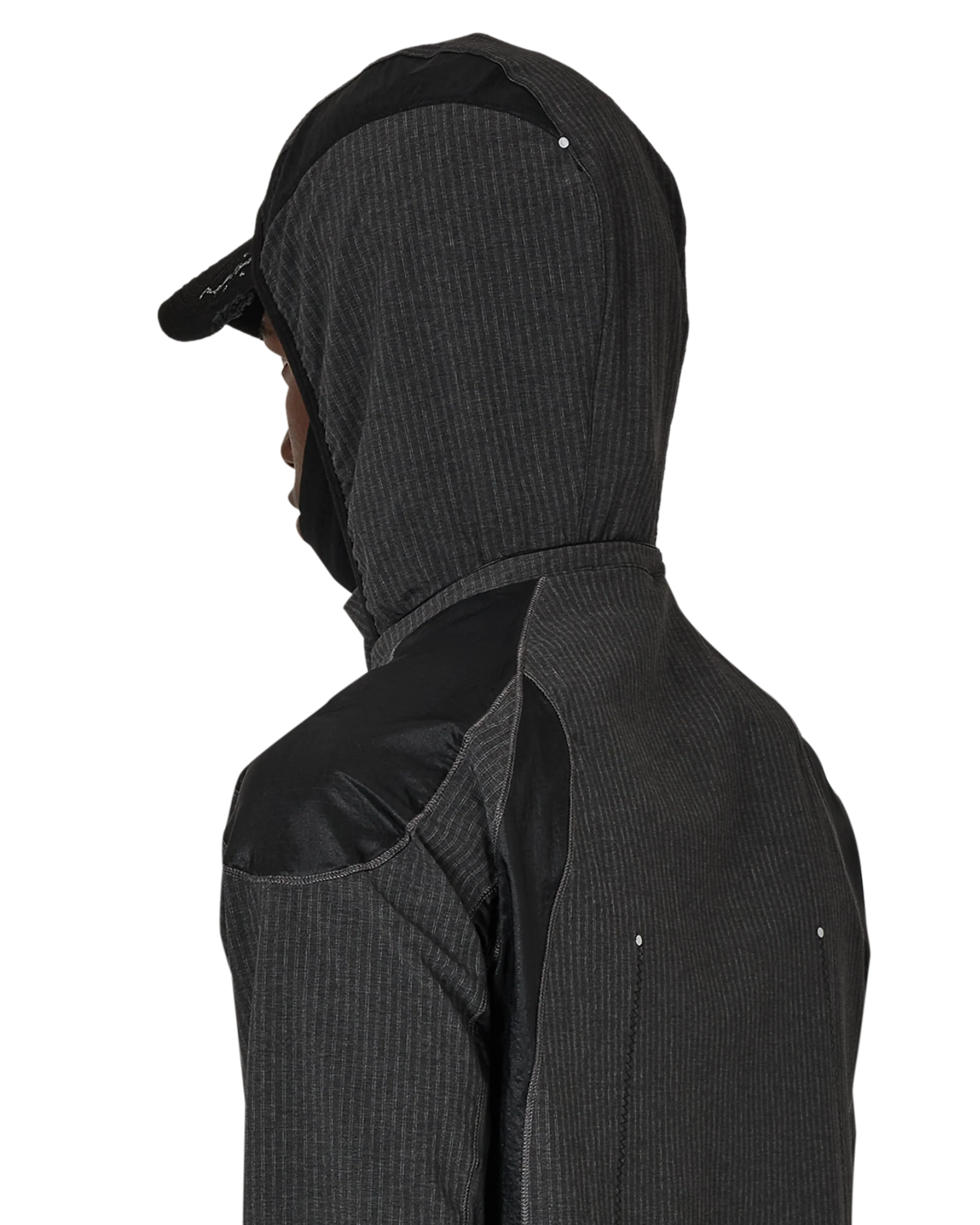 Numb Pinstriped Hooded Wind Jacket - Image 7