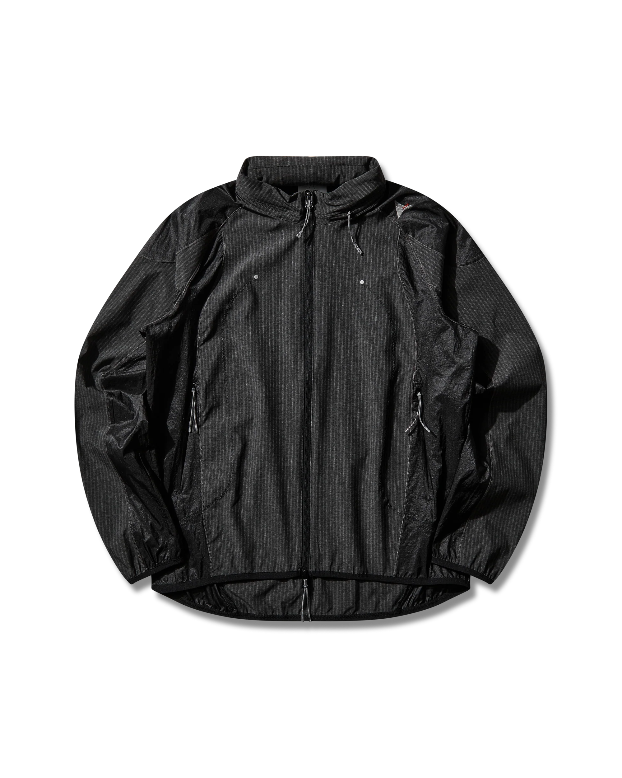 Numb Pinstriped Hooded Wind Jacket - Image 9