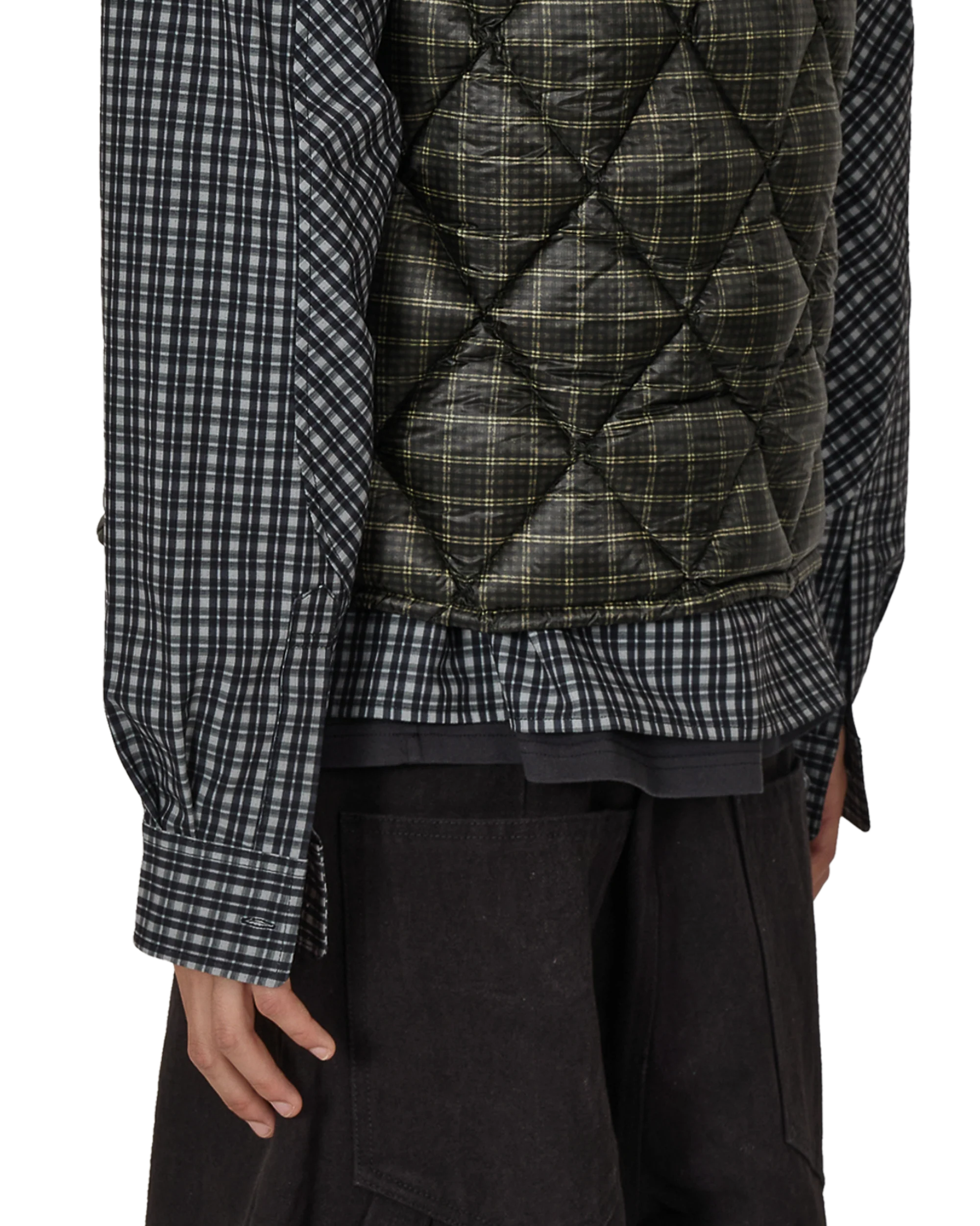 Nuna 600 Fill Check Hooded Down Vest - Image 8