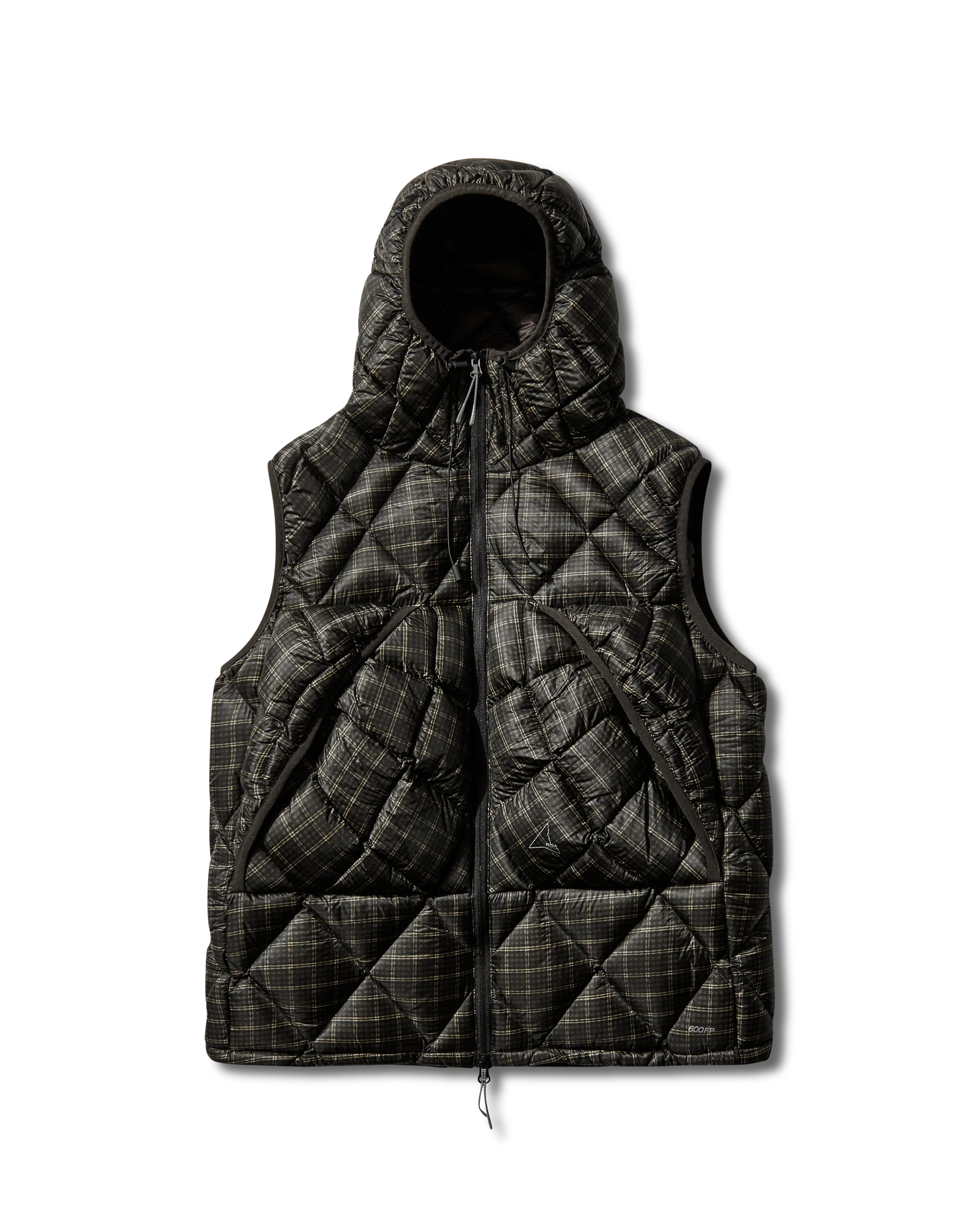 Nuna 600 Fill Check Hooded Down Vest - Image 9