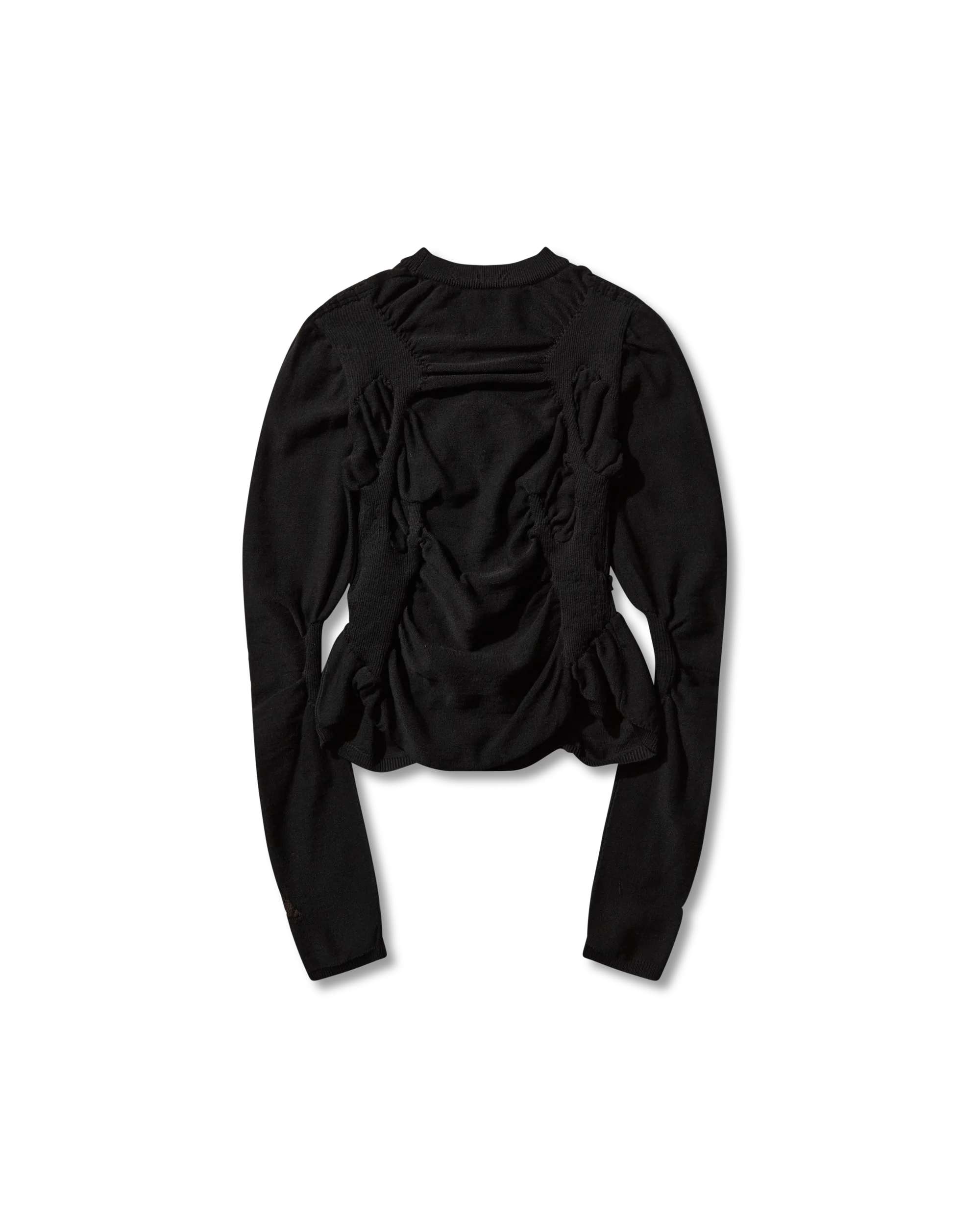 Pinched Wool Knit Top - Image 10