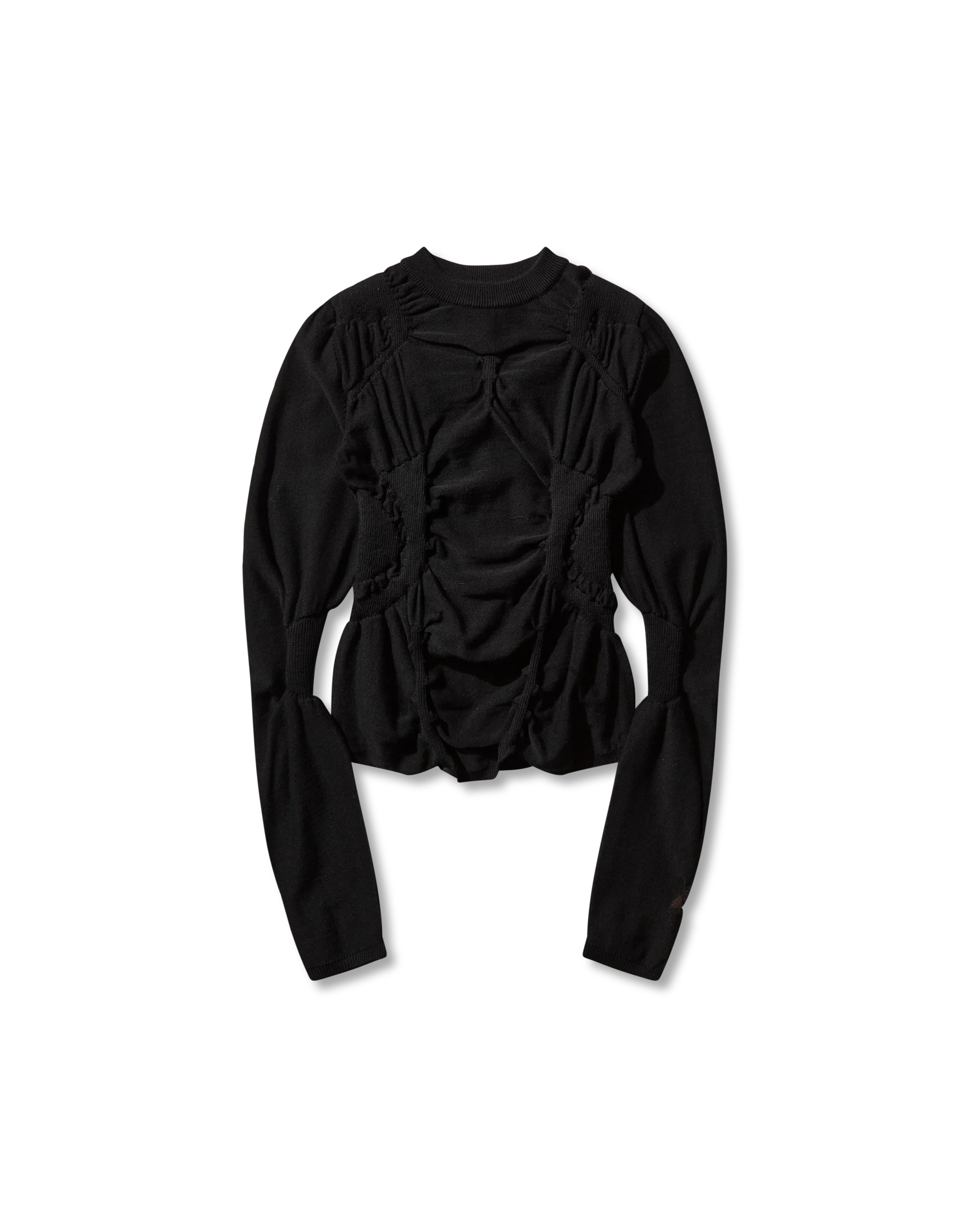 Pinched Wool Knit Top - Image 9