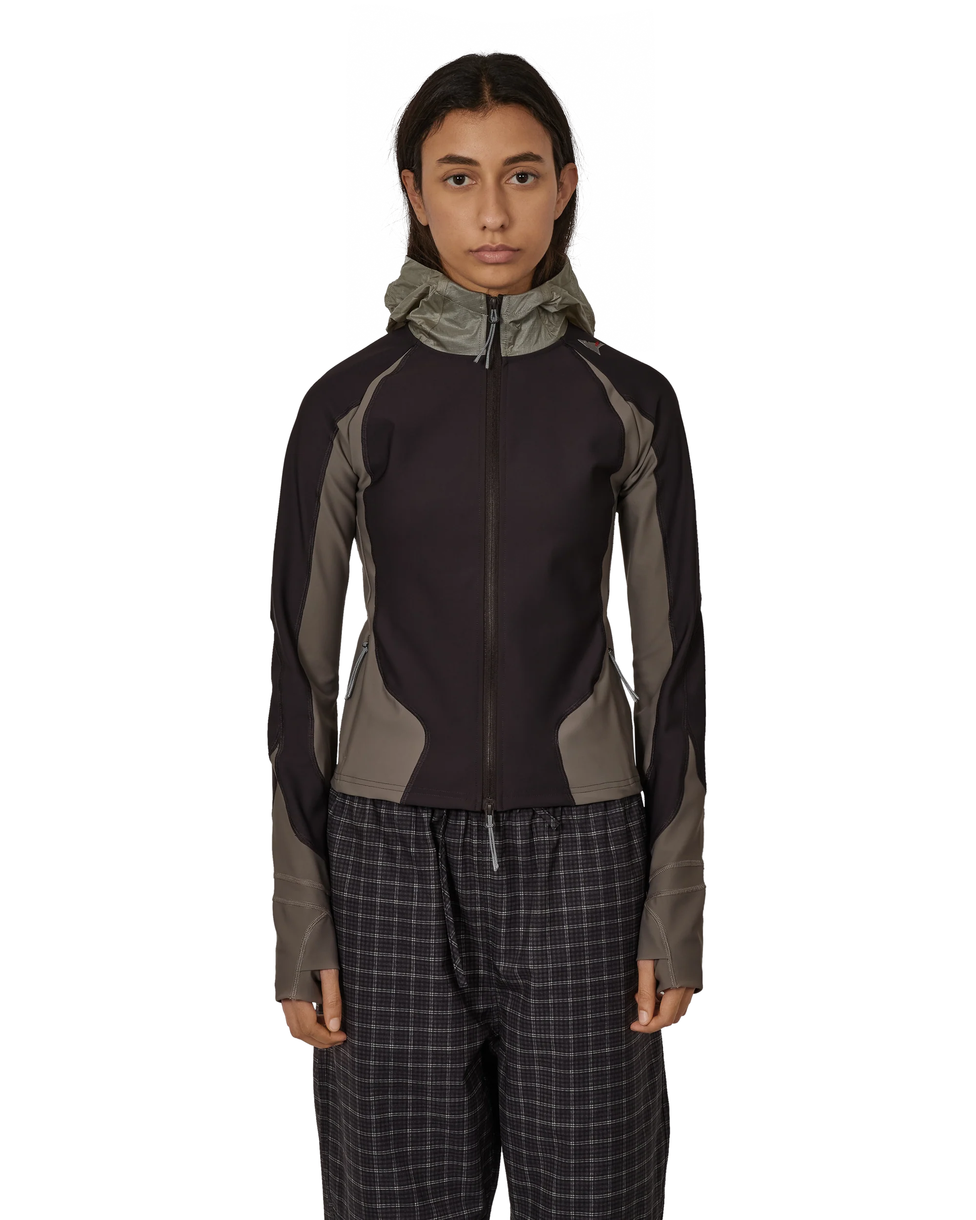 Spine Stretch Hooded Jacket