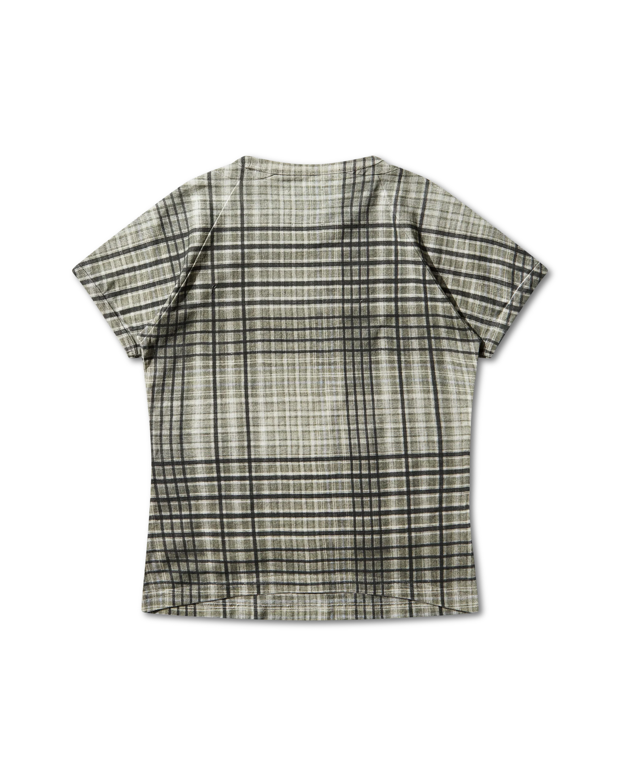 Taba Printed Check Baby Tee - Image 10