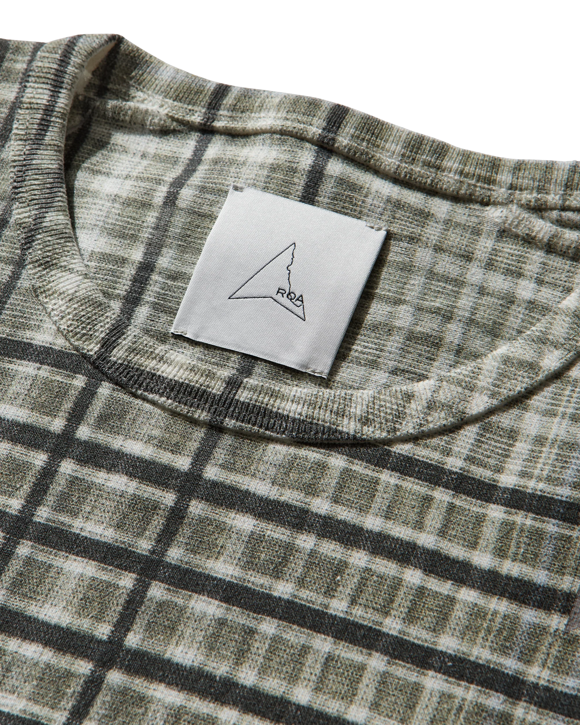 Taba Printed Check Baby Tee - Image 11