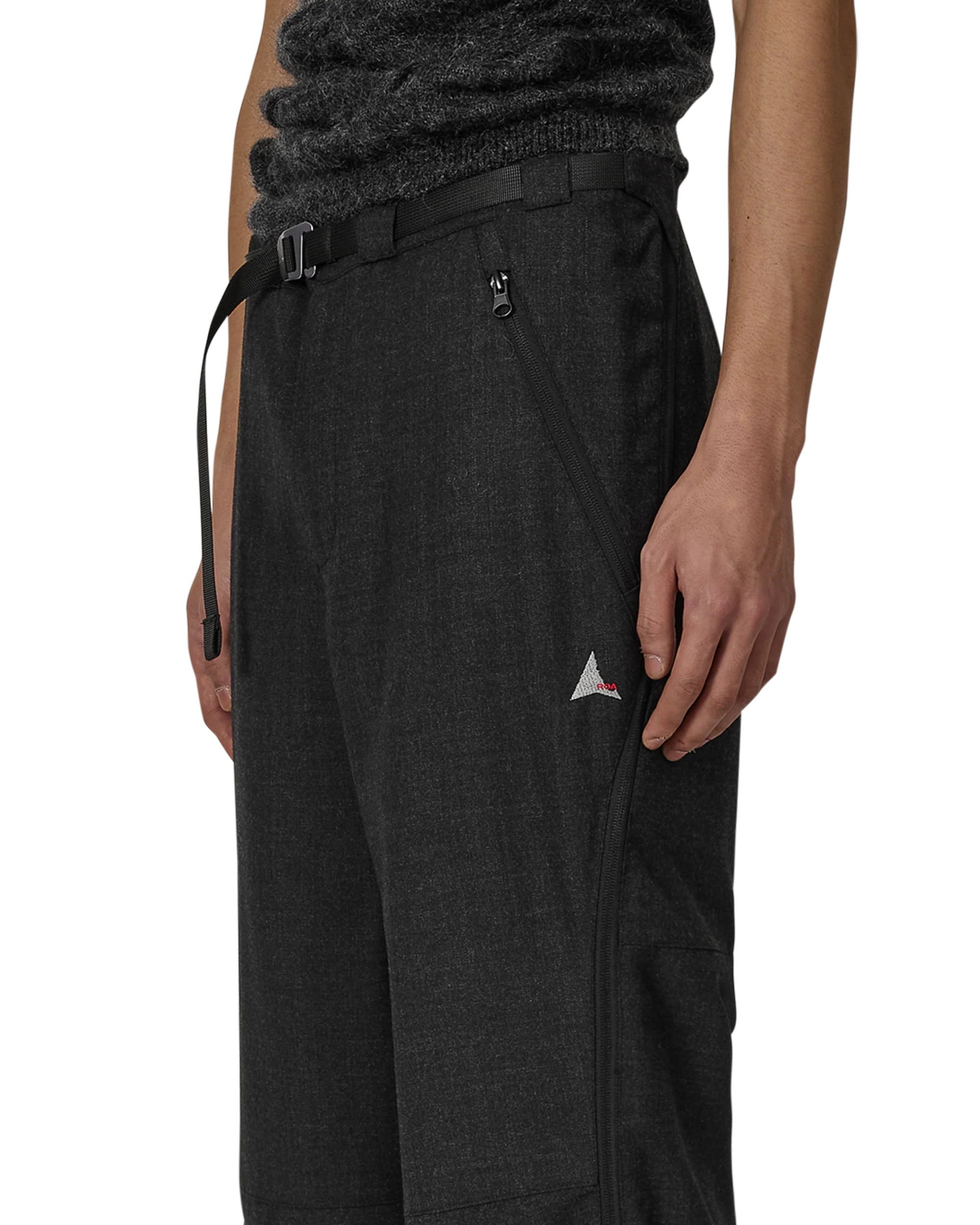 Y Zip Wool Twill Pant - Image 5